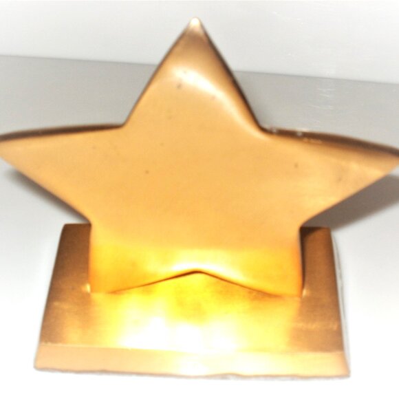 Metal STAR STOCKING HOLDER Holiday Collection Stocking Hanger Mantel Stocking - Picture 3 of 7